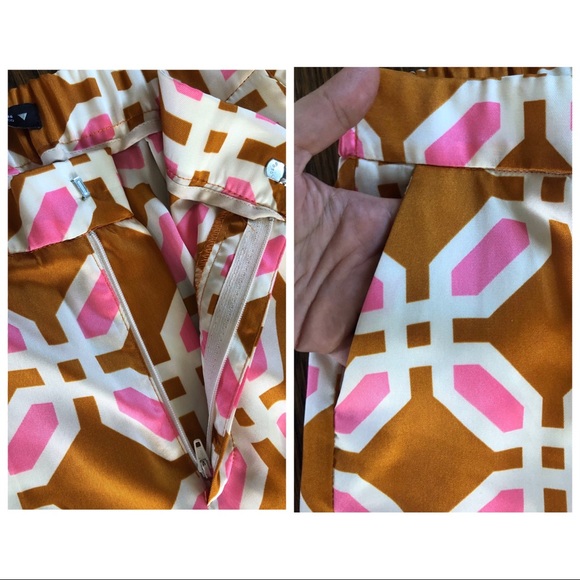 Zara Woman Printed Wide Leg Pant 2528/662 - Picture 6 of 8